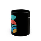 Tazza in Ceramica Nera-Good Vibes Only