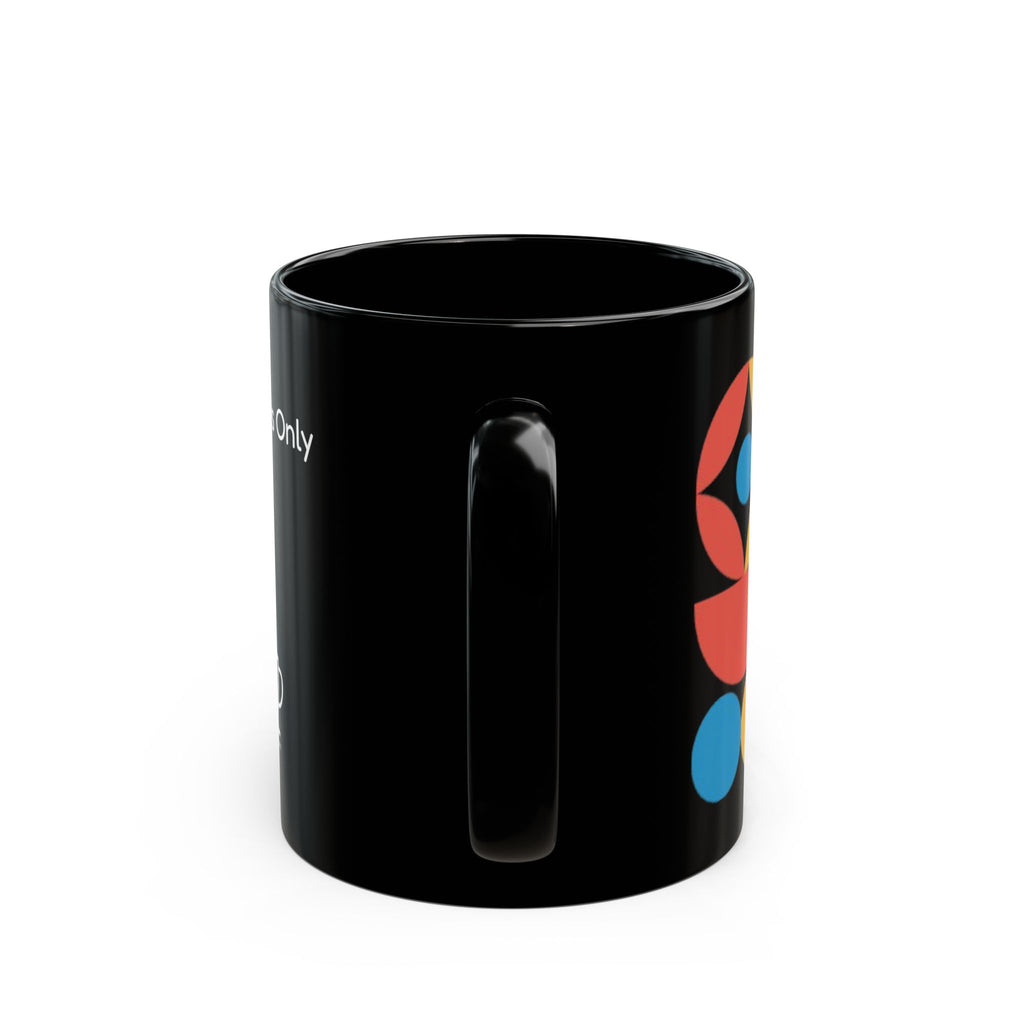 Tazza in Ceramica Nera-Good Vibes Only