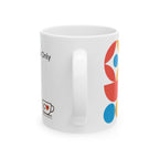Tazza in Ceramica Bianca-Good Vibes Only