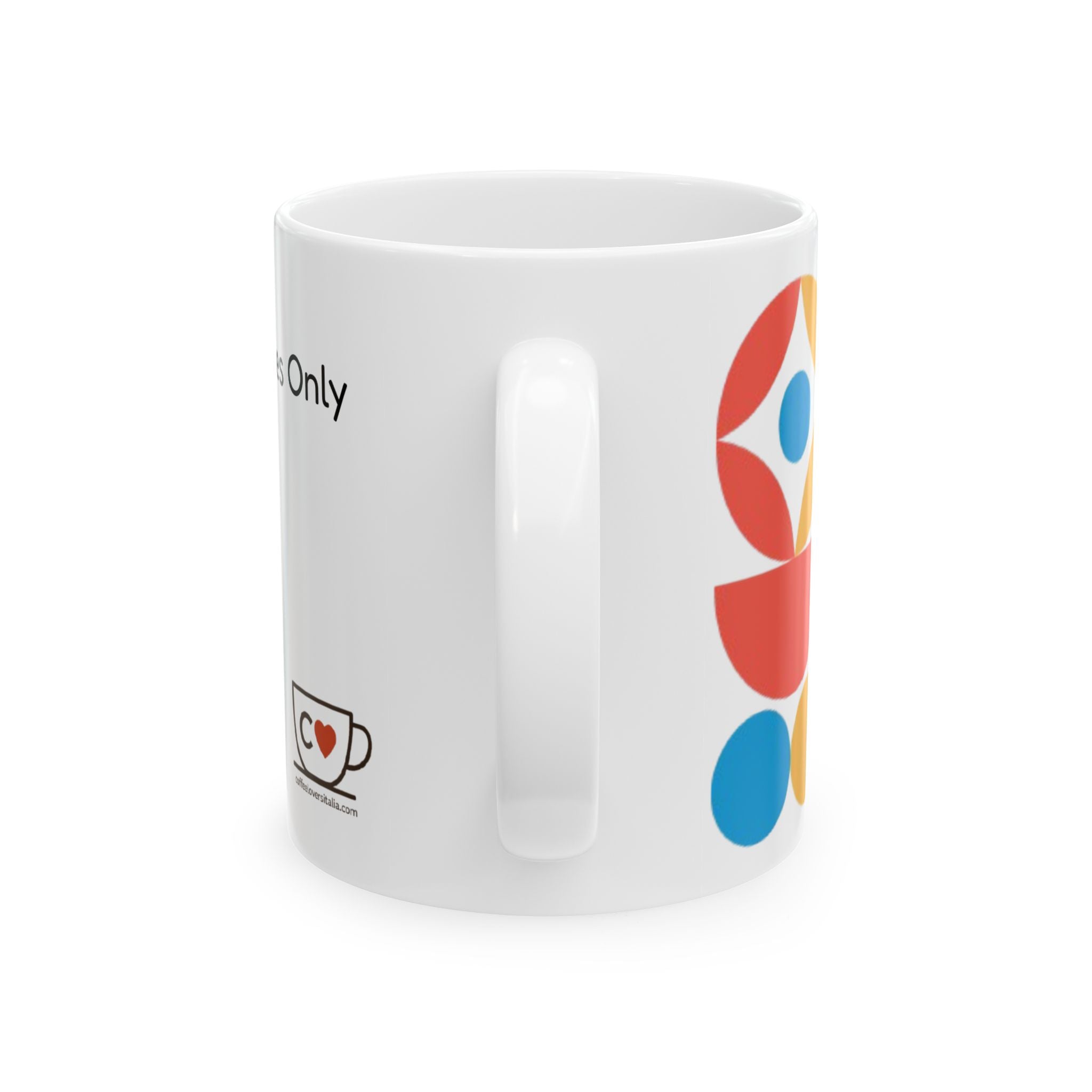Tazza in Ceramica Bianca-Good Vibes Only