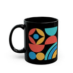Tazza in Ceramica Nera-Good Vibes Only