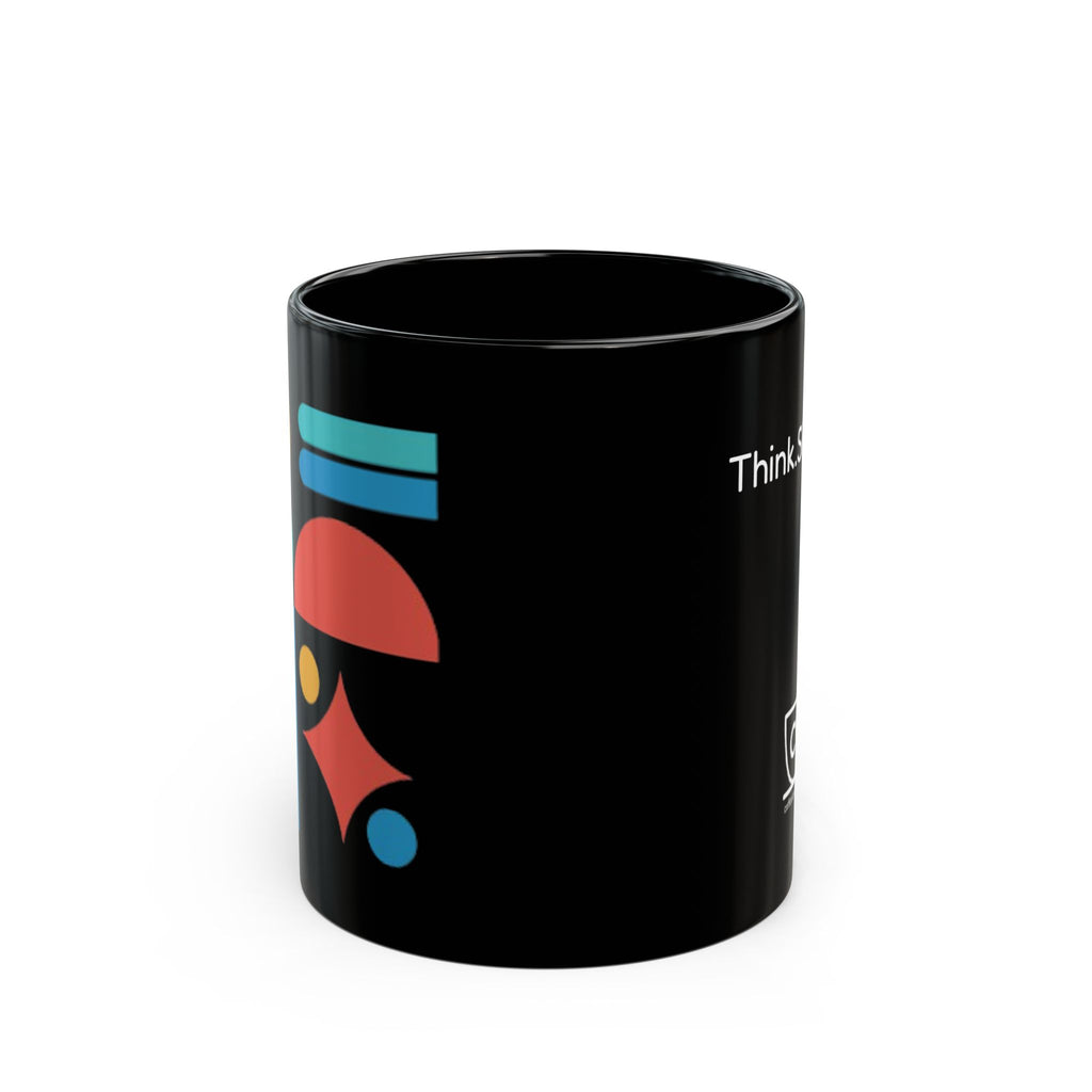 Tazza in Ceramica Nera-Think.Sip.Repeat. |