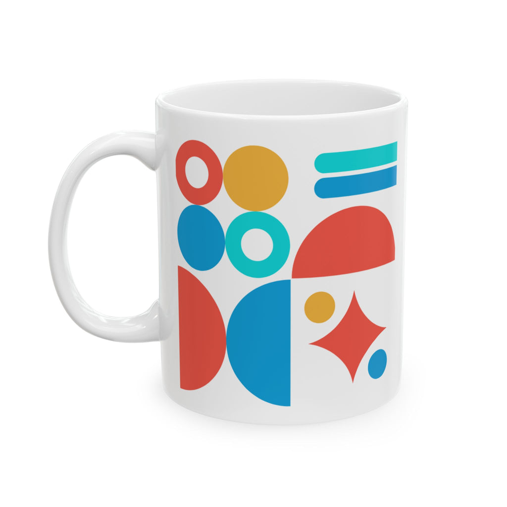 Tazza in ceramica bianca Think. Sip. Repeat.